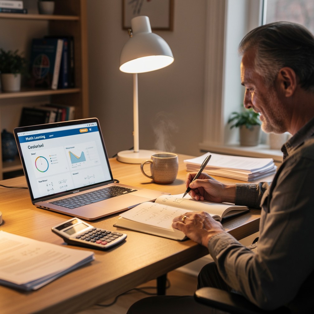 On peut apprendre les mathématiques à tout âge.